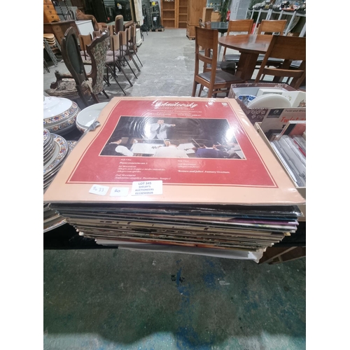 345 - 40 X VARIOUS VINYL LPS