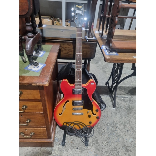 21 - 1 X REVIVAL HONDO ACCUSTIC GUITAR MODEL H395