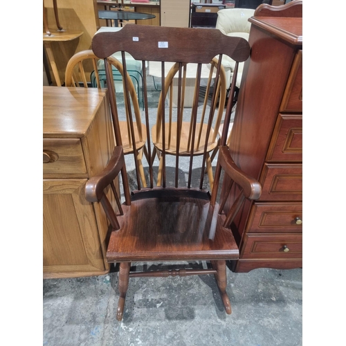 29 - 1 X MAHOGANY ROCKING CHAIR