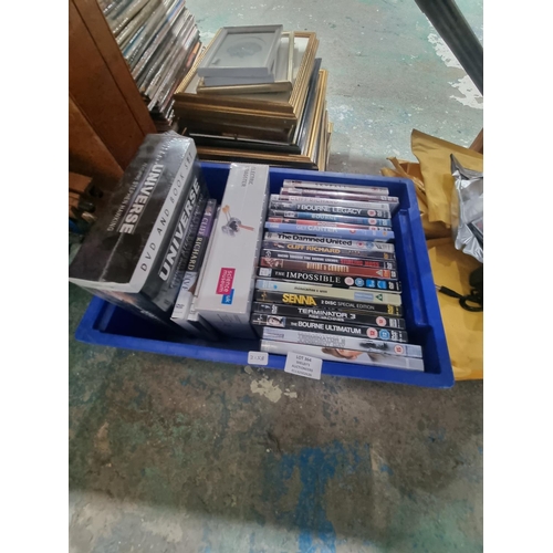 364 - SELECTION OF VARIOUS DVDS WITH DVD BOOKS ETC