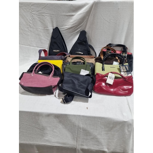 359 - 13 X VARIOUS NEW HANDBAGS INCLUDING JANE SHILTON BAGS