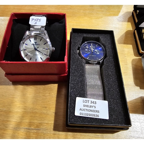 343 - 1 X NEW GENS FNGEEN WATCH WITH CRRJU WATCH