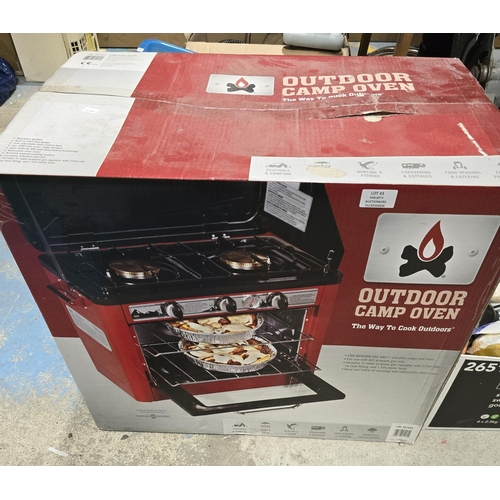 43 - 1 X BOXED OUTDOOR CAMP OVEN