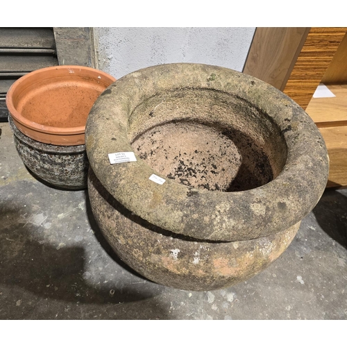 51 - 3 X VARIOUS PLANT POTS