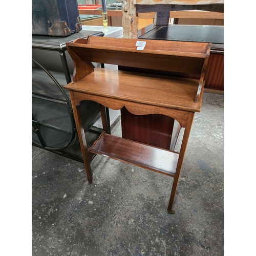 54 - 1 X EDWARDIAN INLAID BOOK STAND