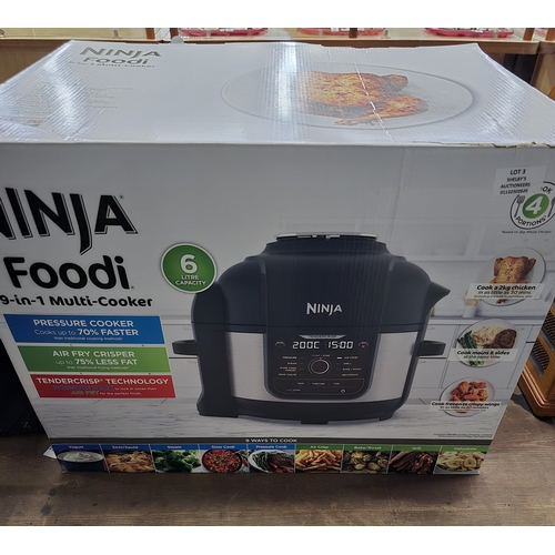 3 - 1 X NEW IN BOX NINJA 9 IN 1 MULTI COOKER