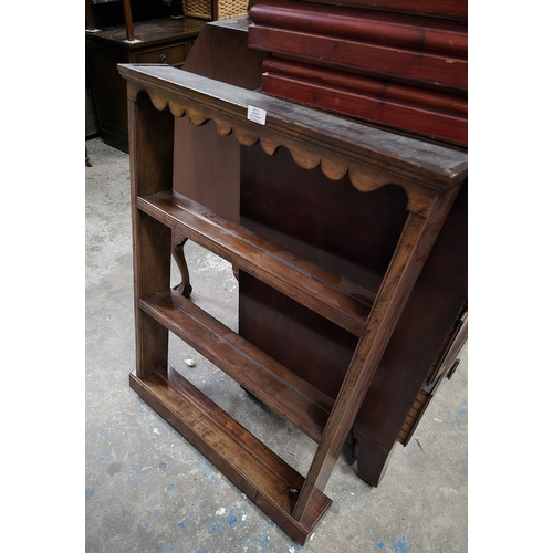 41 - 1 X MAHOGANY DELPH RACK