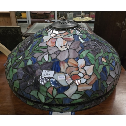 67 - 1 X LARGE TIFFANY STYLE LAMP SHADE