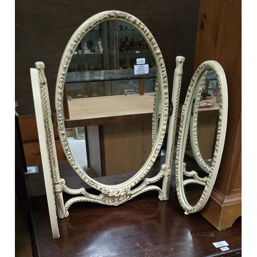 88 - 1 X TRIPLE DRESSING TABLE MIRROR