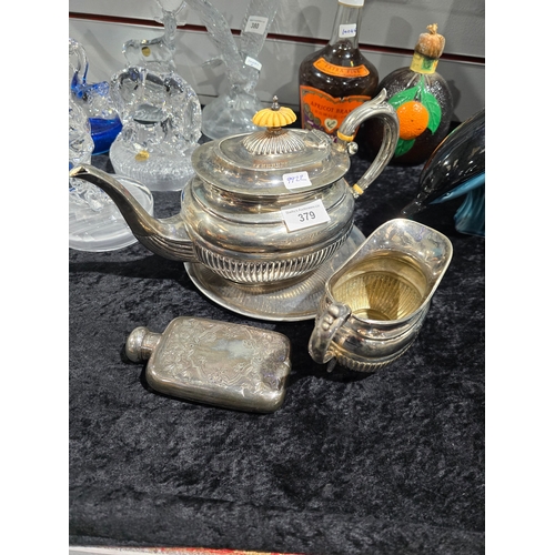 379 - SELECTION OF VARIOUS AGE SILVER PLATED WARE ITEMS