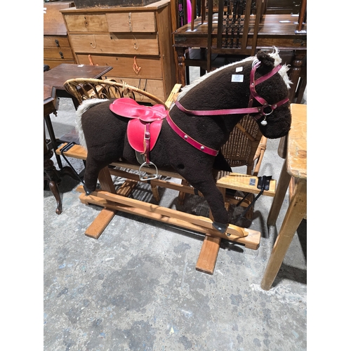 102 - 1 X PEGASUS ROCKING CHILDS ROCKING HORSE