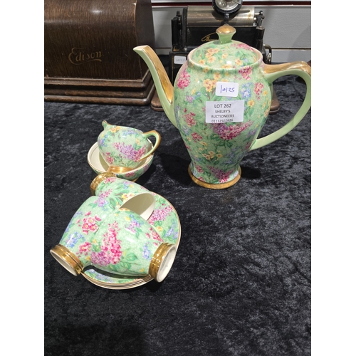 262 - SELECTION OF EMPIRE TEA SET ITEMS