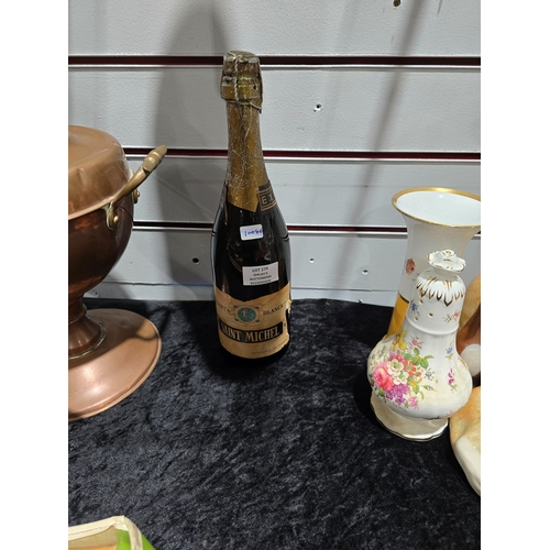 279 - 1 X BOTTLE OF SAINT MICHEL CARTA BLANCA CHAMPAGNE NOT SURE HOW STORED