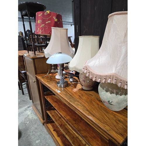 75 - 5 X VARIOUS STYLE TABLE LAMPS