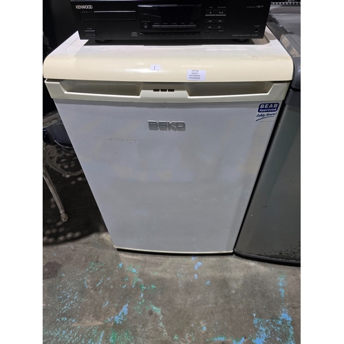 24 - beko white under counter freezer