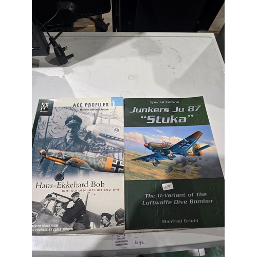 288 - junkers ju 87 stuka lufwafa dive bomber book with hans ekkehard bob book