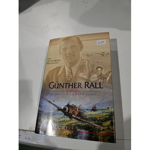 290 - signed gunther rall a memoir luftwafer ace and nato general book