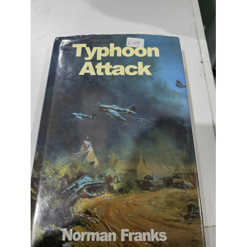 292 - norman franks typhoon attack book signed