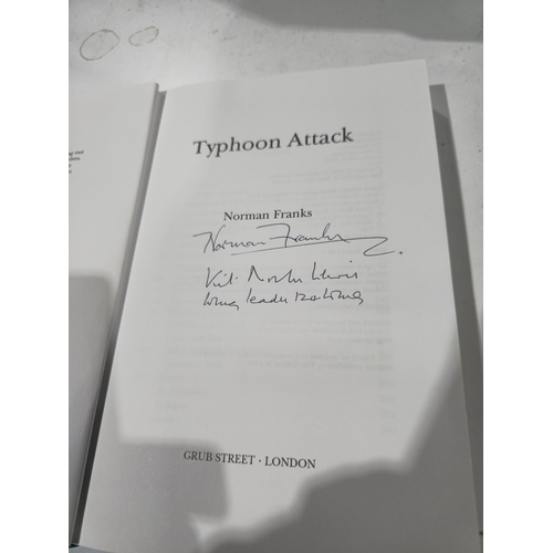 292 - norman franks typhoon attack book signed