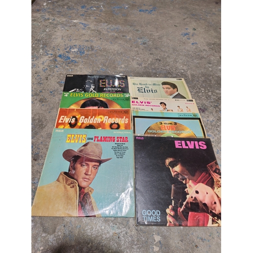 313 - 8 x various elvis records