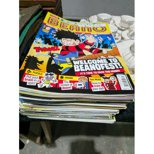 315 - selection of various beano magazines from around 2017