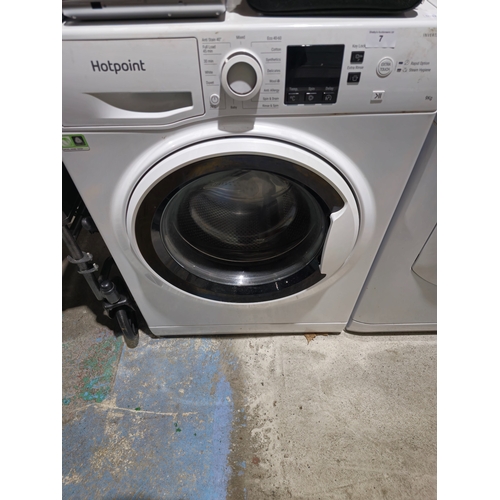 7 - hot point 9kg washing matchine