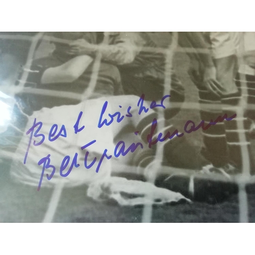 121 - Limited Edition 60 x 40 cm Bert Trautmann Photo. Number 130/500, signed with Certificate of Authenti... 