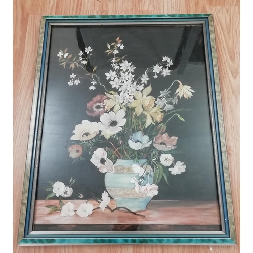 143 - Framed and Glazed Painting by George Murray Knight 'Flowers in a Vase'. 50x40cm.