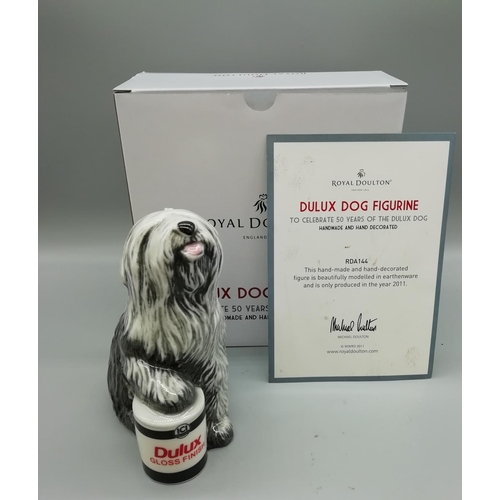 154 - Royal Doulton Figurine to Celebrate 50 Years of the Dulux Dog - Boxed
