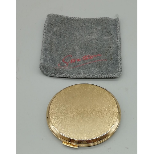 159 - Vintage Stratton Compact in Original Pouch