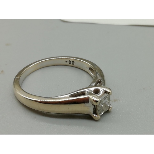 161 - Presented as 18ct Gold with 1/3 ct Diamond Ring (4 grams)