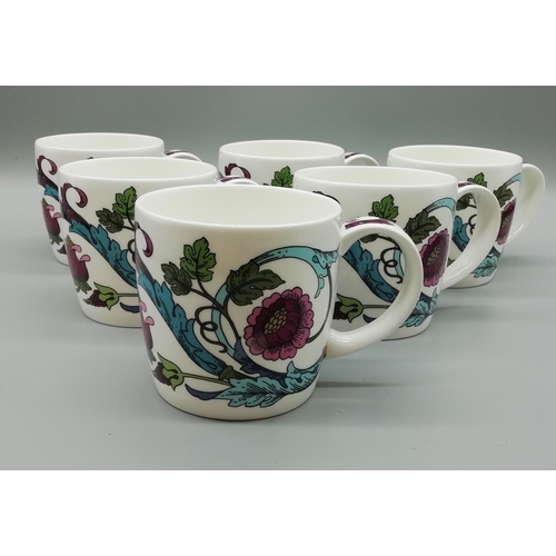 165 - Hudson & Middleton 'Rococo' Mugs. Boxed. As new (6)