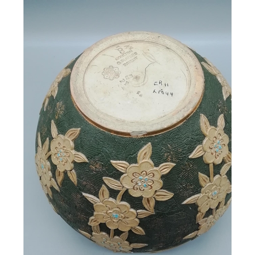 166 - Royal Doulton Lambeth Jardiniere c1848