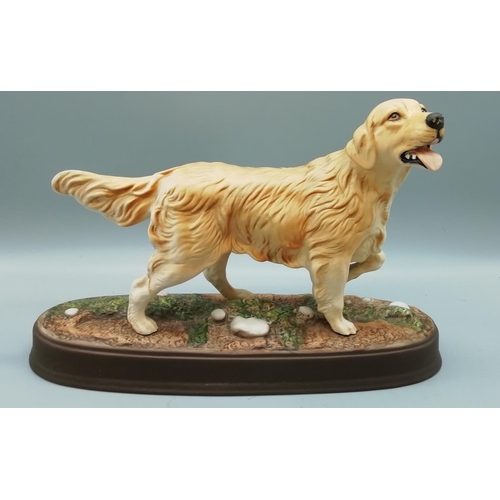 167 - Royal Doulton Golden Retriever on Plynth