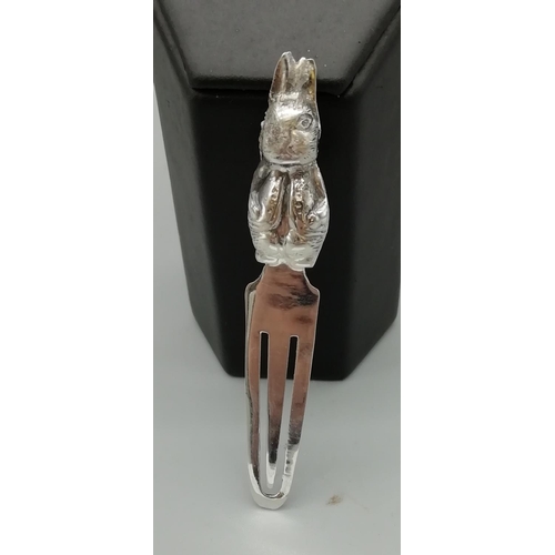 177 - Presented as Silver 925 Peter Rabbit Book Marker