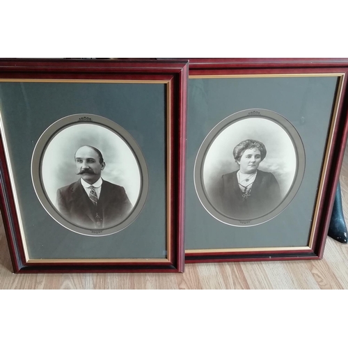 458 - 2 X Original Victorian Photographs Framed & Glazed