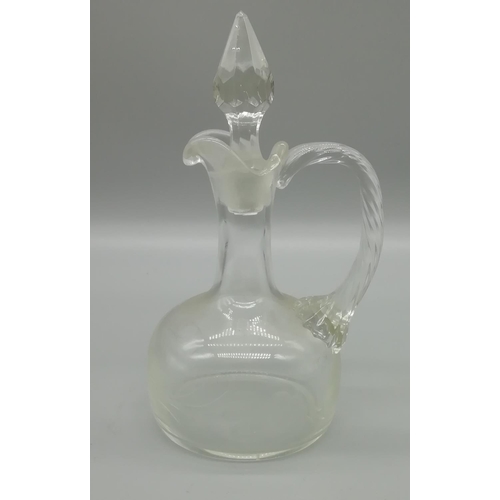 461 - Glass Vinegar Jar