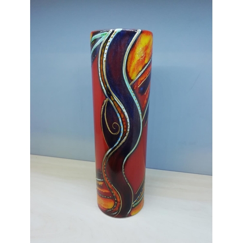 102 - Anita Harris 22cm Forest Tube Vase