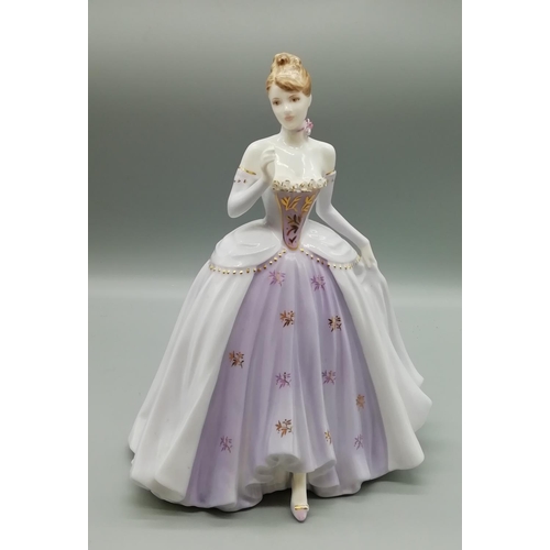 234 - Coalport Limited Edition 6232/7500 Lady Figure 'Midnight Masquerade'