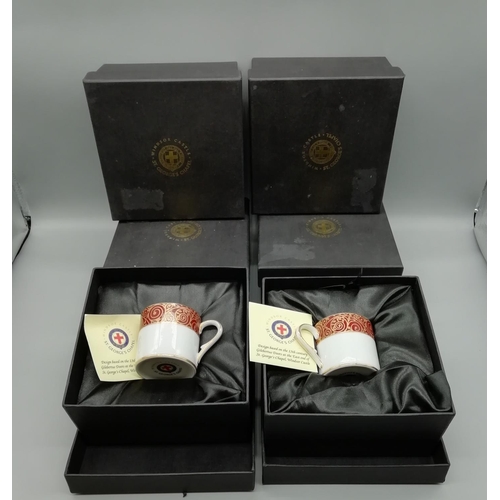 811 - Windsor Castle, St George's Chapel Coffee Cups - Boxed  (6)