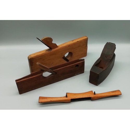 215 - Vintage Wooden Tools including Spokeshave