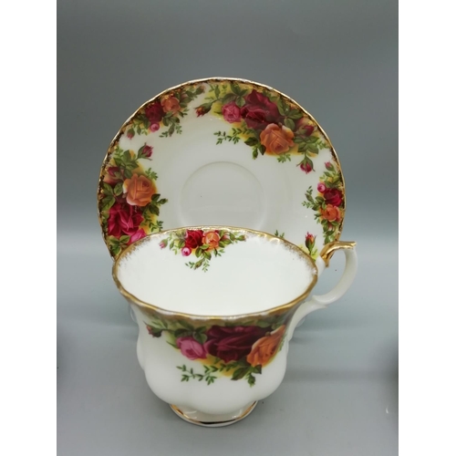 612 - Royal Albert Cups and Saucers in the 'Old Country Roses' Pattern (5) Seconds Quality