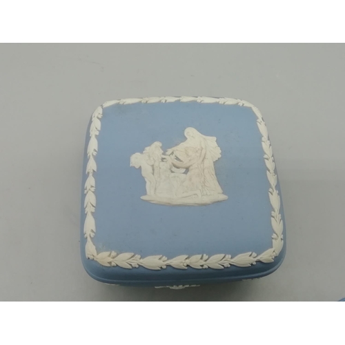 51 - Wedgwood Blue Jasper Trinket Boxes (3)