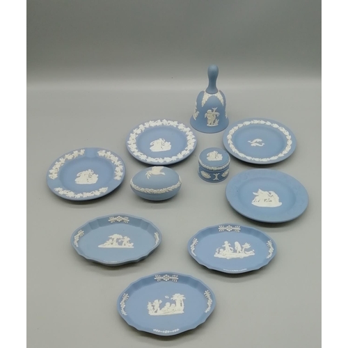 53 - Wedgwood Blue Jasper Items (10)