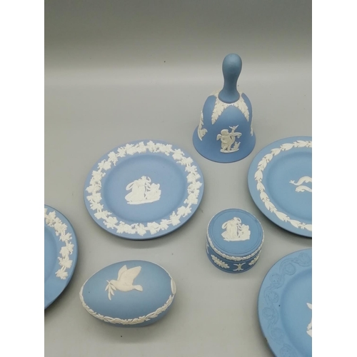 53 - Wedgwood Blue Jasper Items (10)