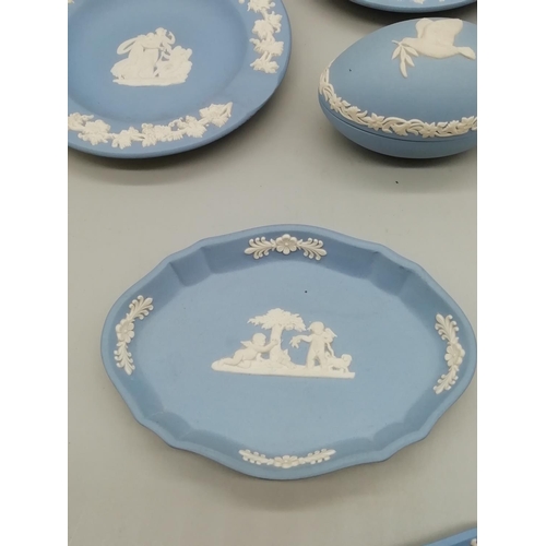 53 - Wedgwood Blue Jasper Items (10)