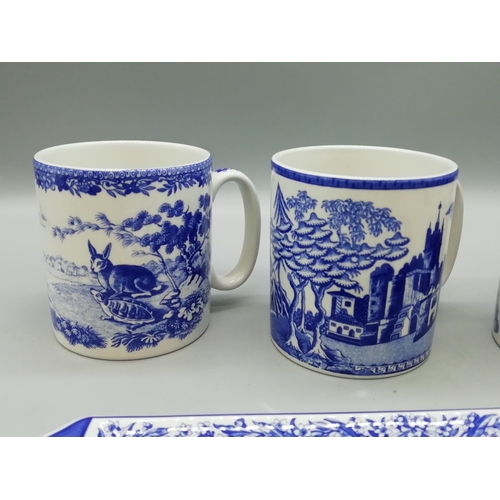 56 - Spode Blue Room Items (4)