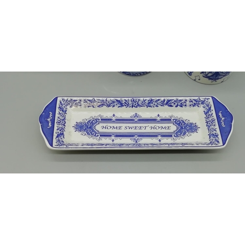 56 - Spode Blue Room Items (4)