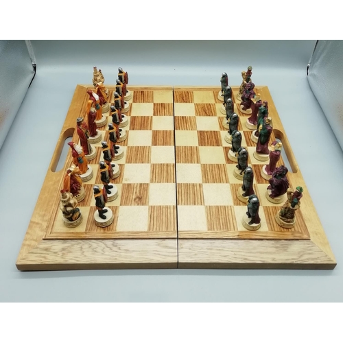 71 - Chess Board with Mythical Chess Pieces