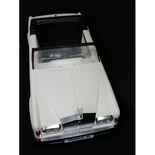 175A - Tri-Ang Rolls Royce Corniche Pedal Car. With Purchase Receipt from Dec 1990